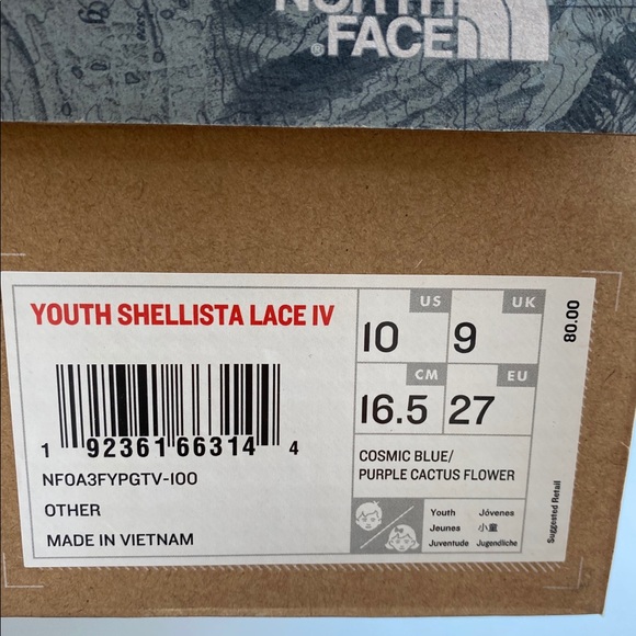 The north face girls blue winter snow boots 10 - Picture 6 of 6